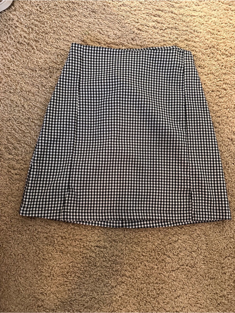 john galt plaid mini skirt